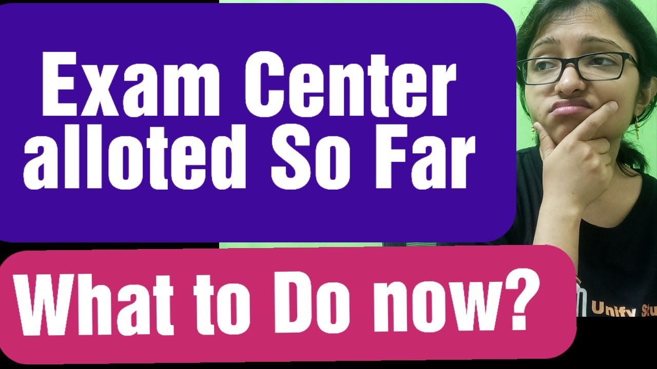 Exam Center So Far ! What to do now?