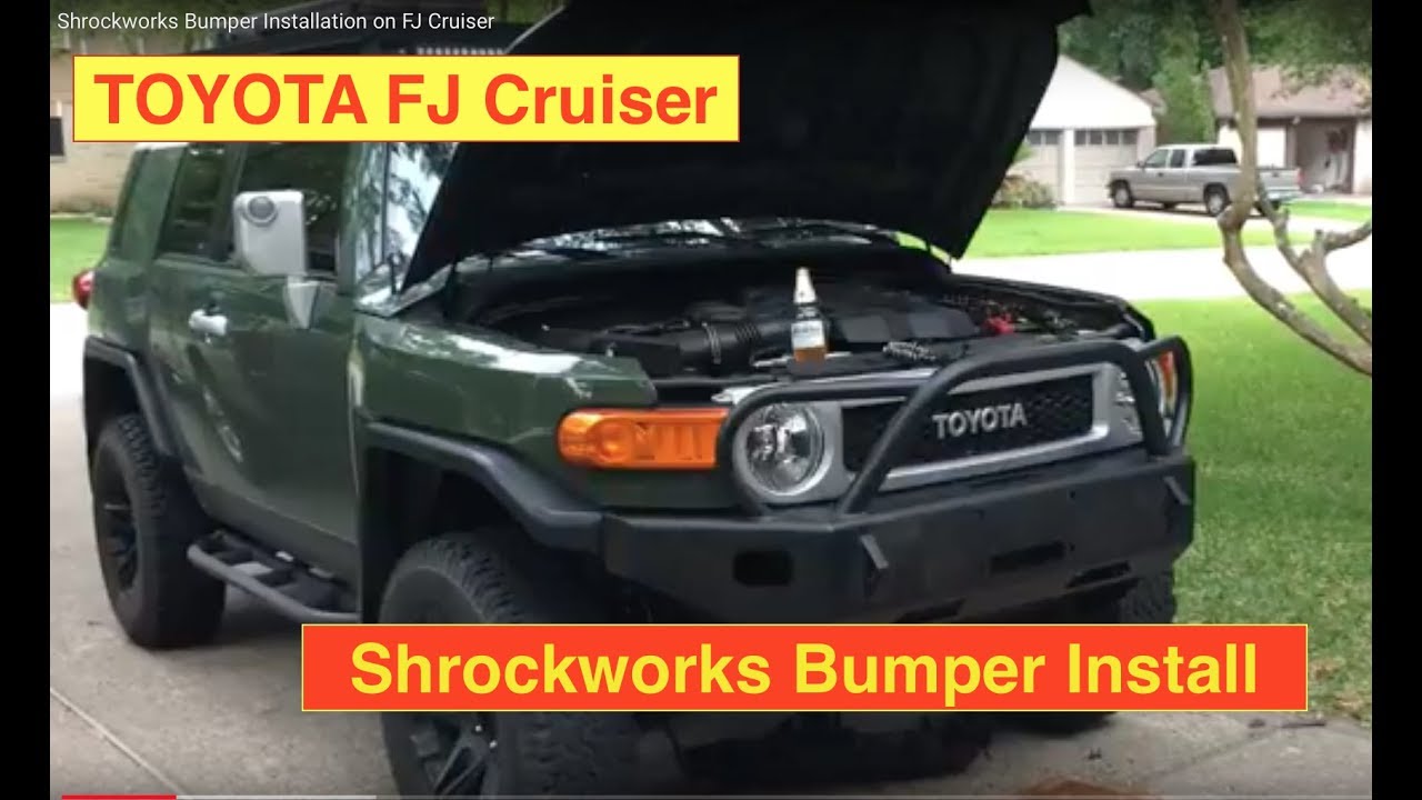 Shrockworks Bumper Installation on FJ Cruiser