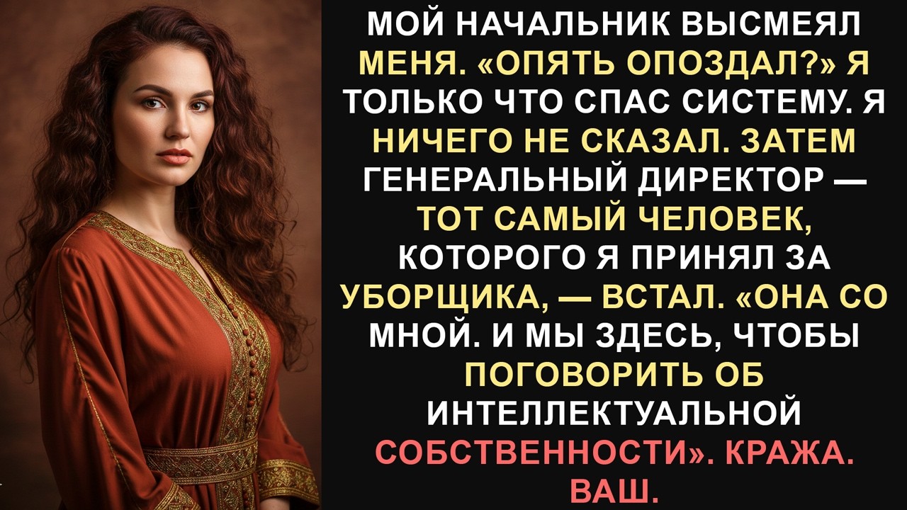 Мой начальник высмеивал мою работу — генеральный директор встал и вернул её себе.