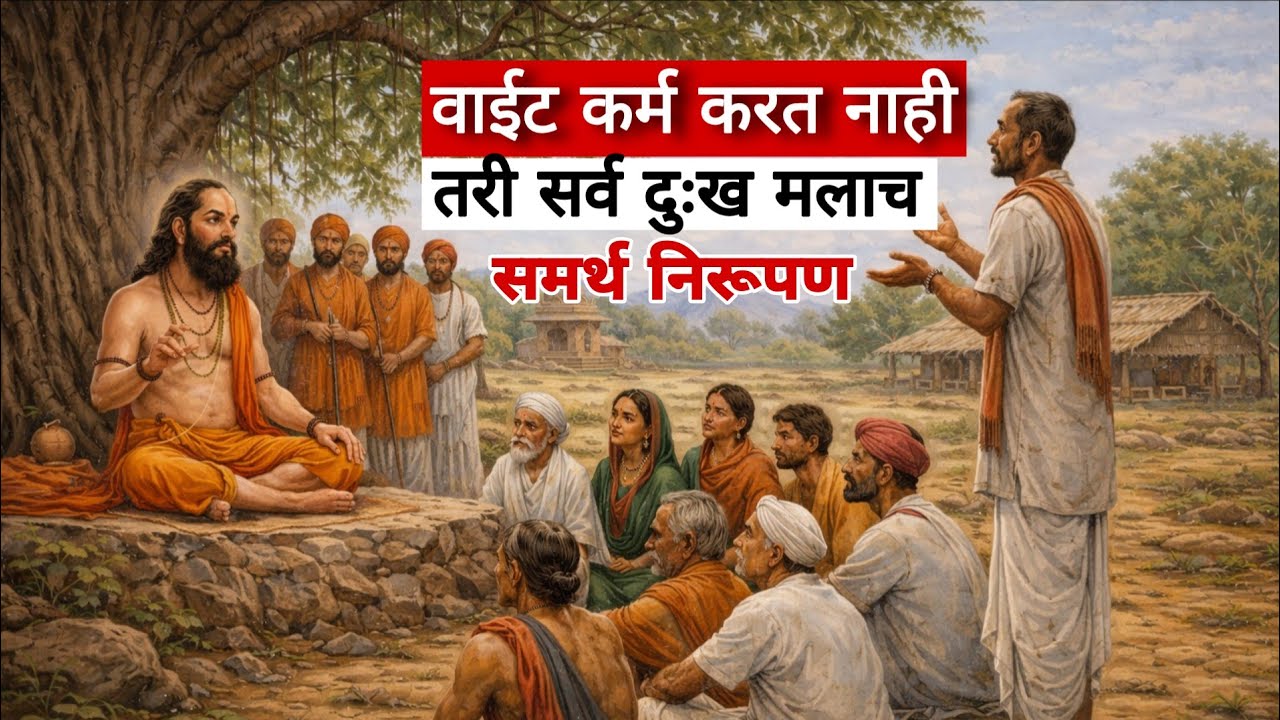 Dasbodh nirupan in marathi | श्री राम समर्थ जय जय रघुवीर समर्थ | ग्रंथ राज दासबोध रामदास स्वामी कथा