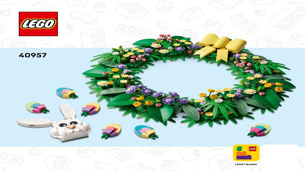 LEGO Instructions - Seasonal - 40957 - Spring Wreath - Easter