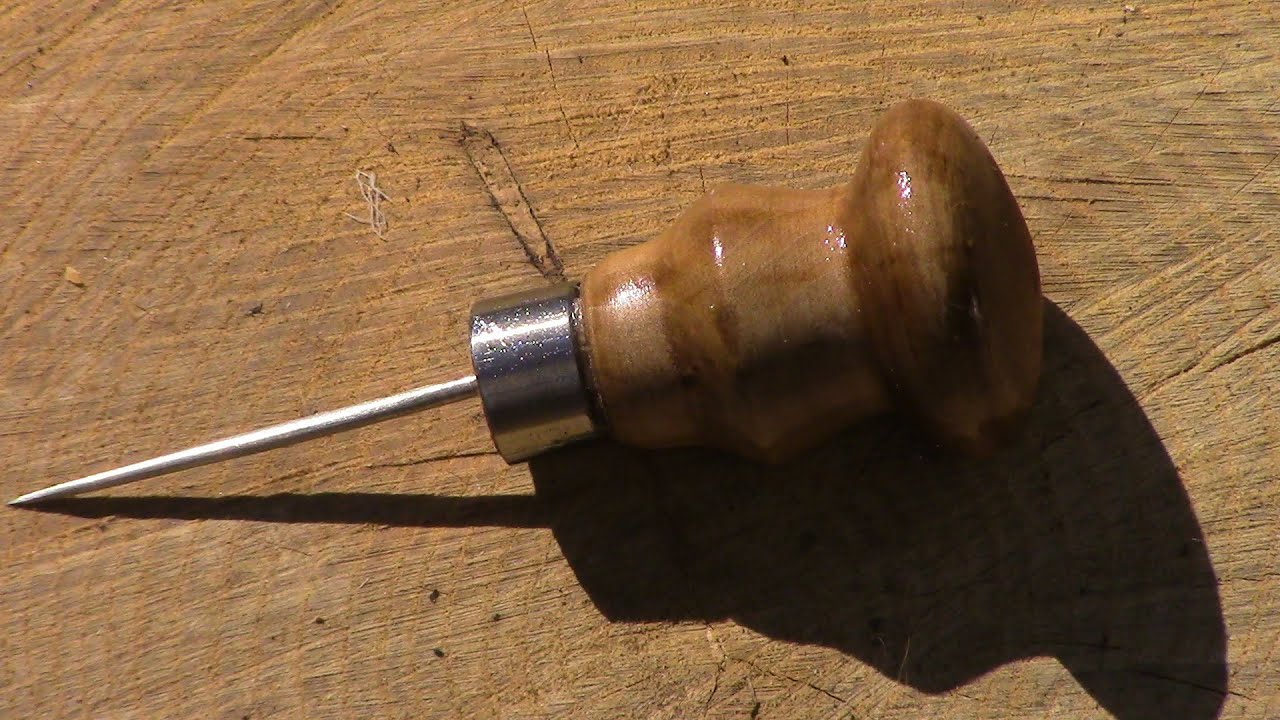 LEZNA O PUNZÓN CASERO ( para cuero, lonas, etc )/HOME awl (for leather, canvas, etc.)
