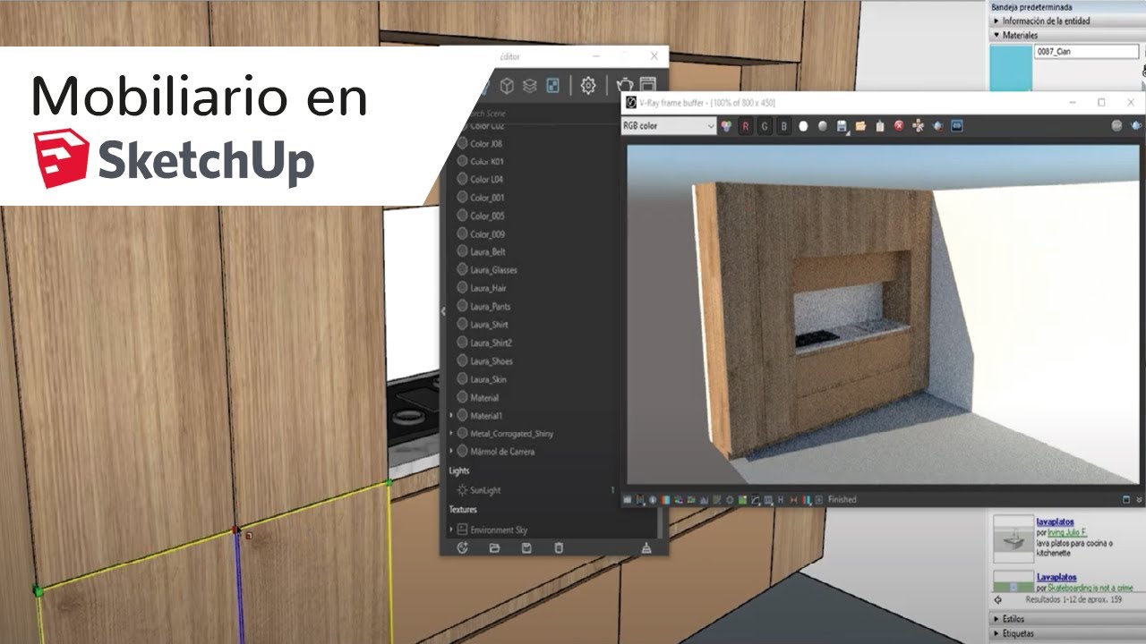Modelar muebles en sketchup f&aacute;cil y r&aacute;pido