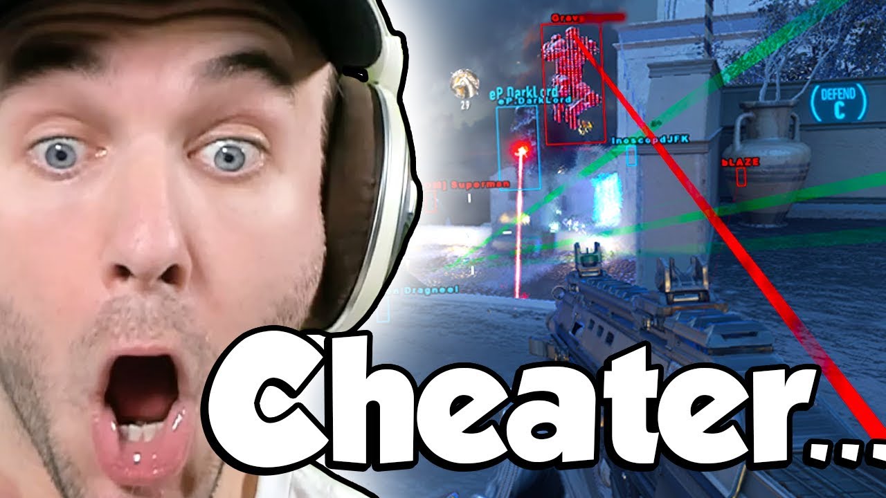 AIMBOT CHEATER on Advanced Warfare Xbox 360 Edition...