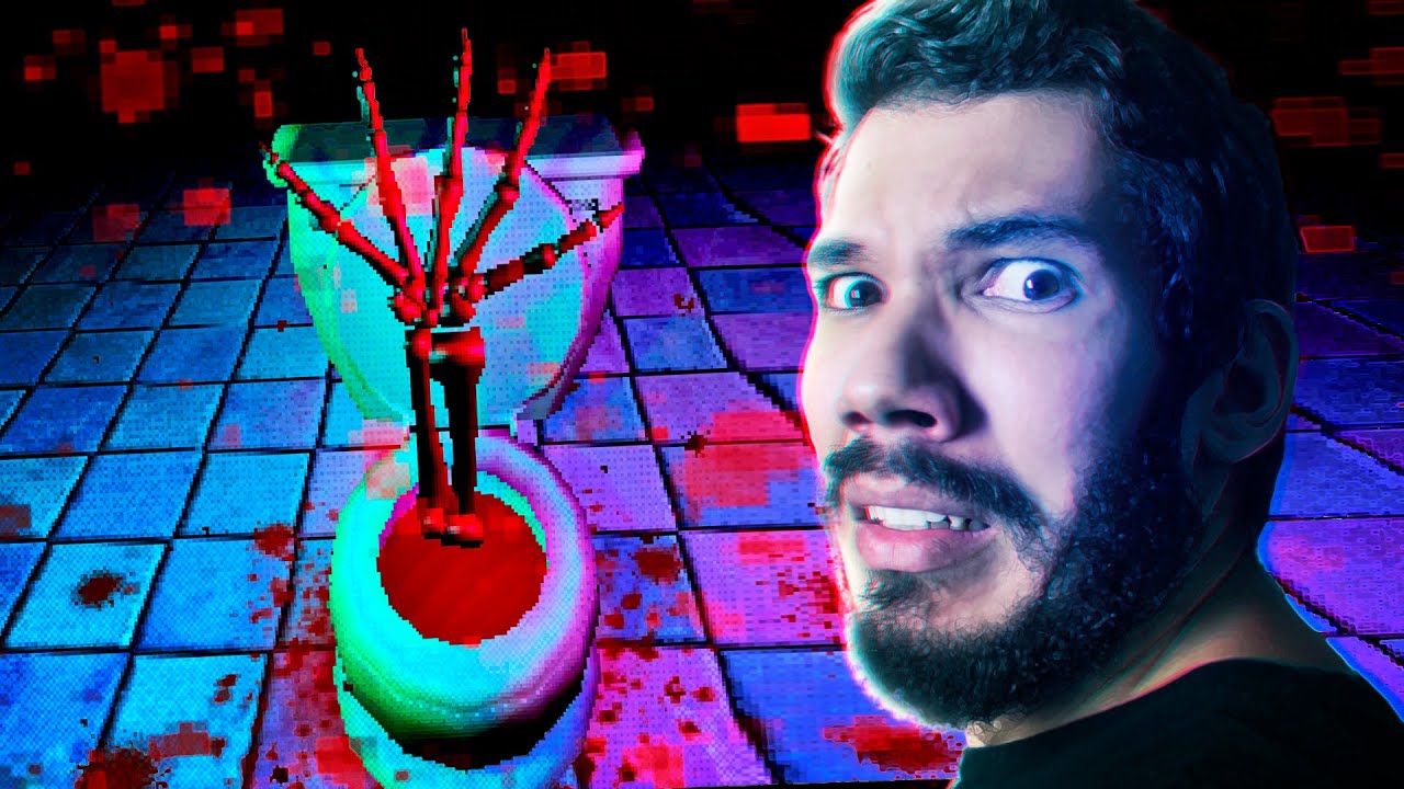 O MONSTRO DO BANHEIRO - DEATH FLUSH Gameplay
