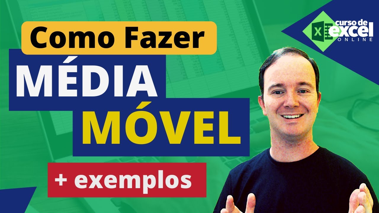 MÉDIA MÓVEL | Como Fazer MÉDIA MÓVEL no EXCEL de DIVERSAS FORMAS