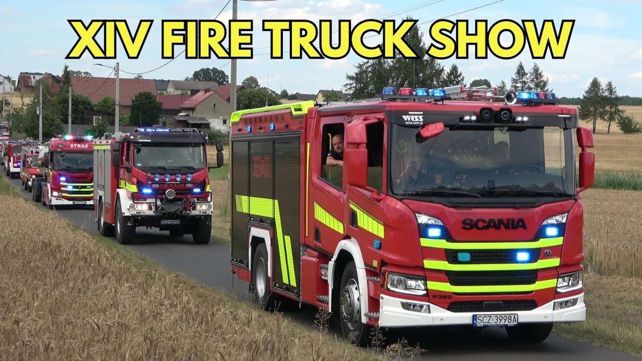 205 WOZÓW STRAŻACKICH ALARMOWO! - XIV FIRE TRUCK SHOW GŁÓWCZYCE 2024