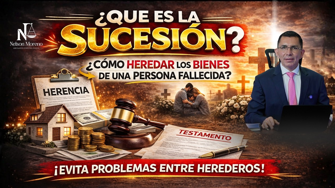¿Qué es la sucesión en Colombia? | Cómo heredar los bienes de una persona fallecida, Abogado Nelson