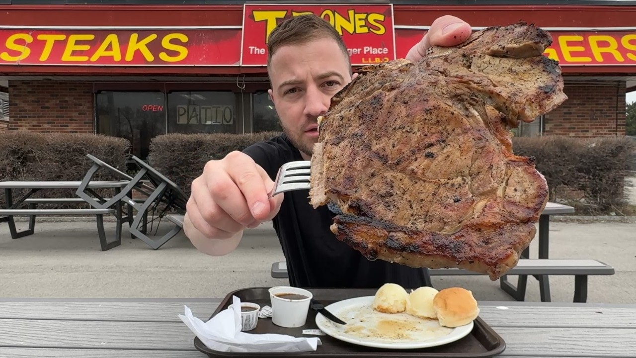 Легендарный стейк Т-бон из Торонто 🥩 | Стоит ли посещать этот стейк-хаус в Скарборо?