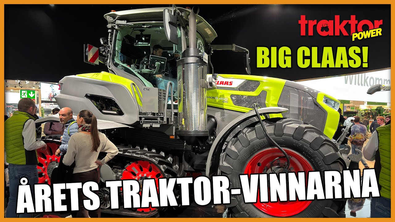 GLADA CLAAS-VRÅL – De vann Årets traktor