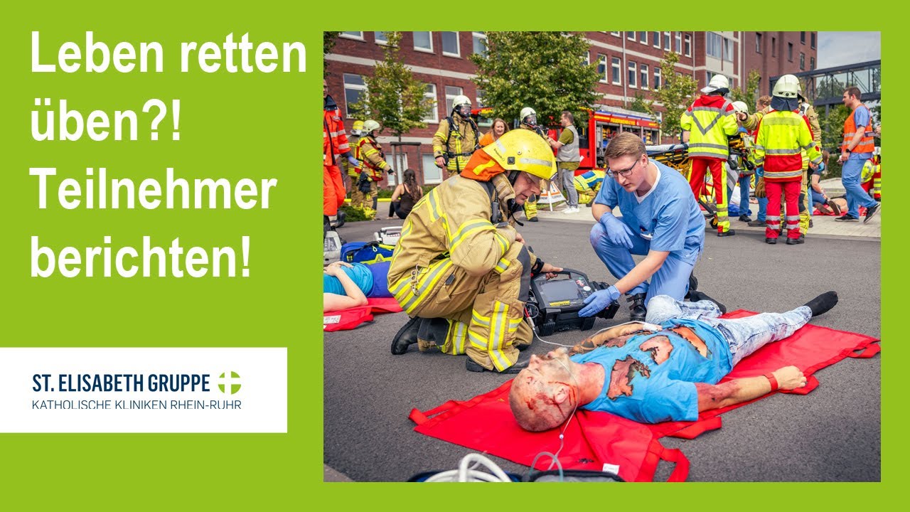 Leben retten üben?! Teilnehmer berichten von einer Notfallübung mit Feuerwehr und Rettungsdienst