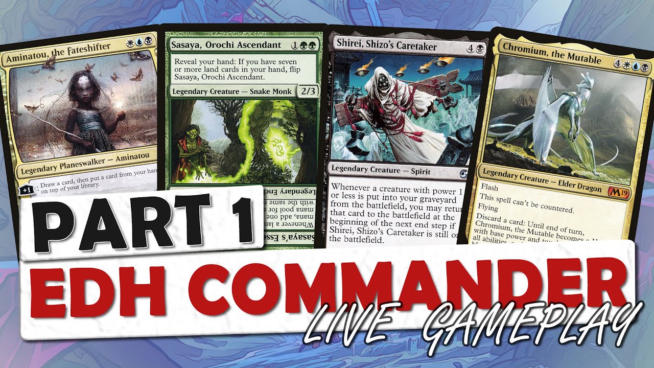 Wednesday Night Live 1 | Part 1 | MTG EDH | Commander Gameplay