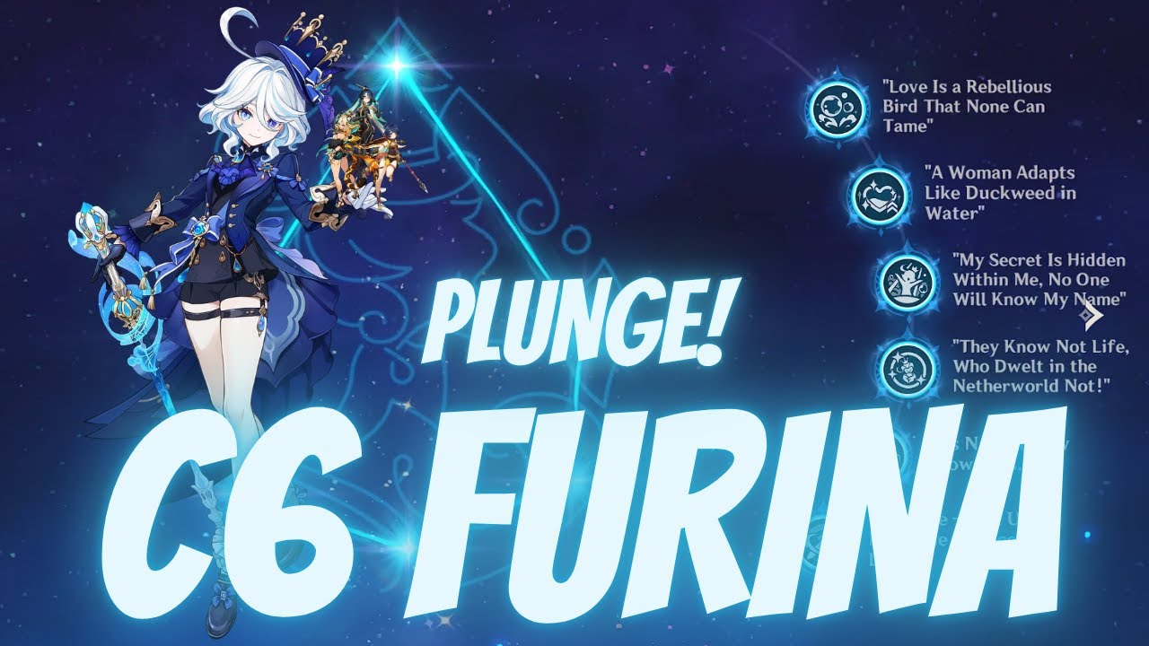 C6 Furina's PLUNGE! | 57s 5.6 Abyss Speedrun | Genshin Impact