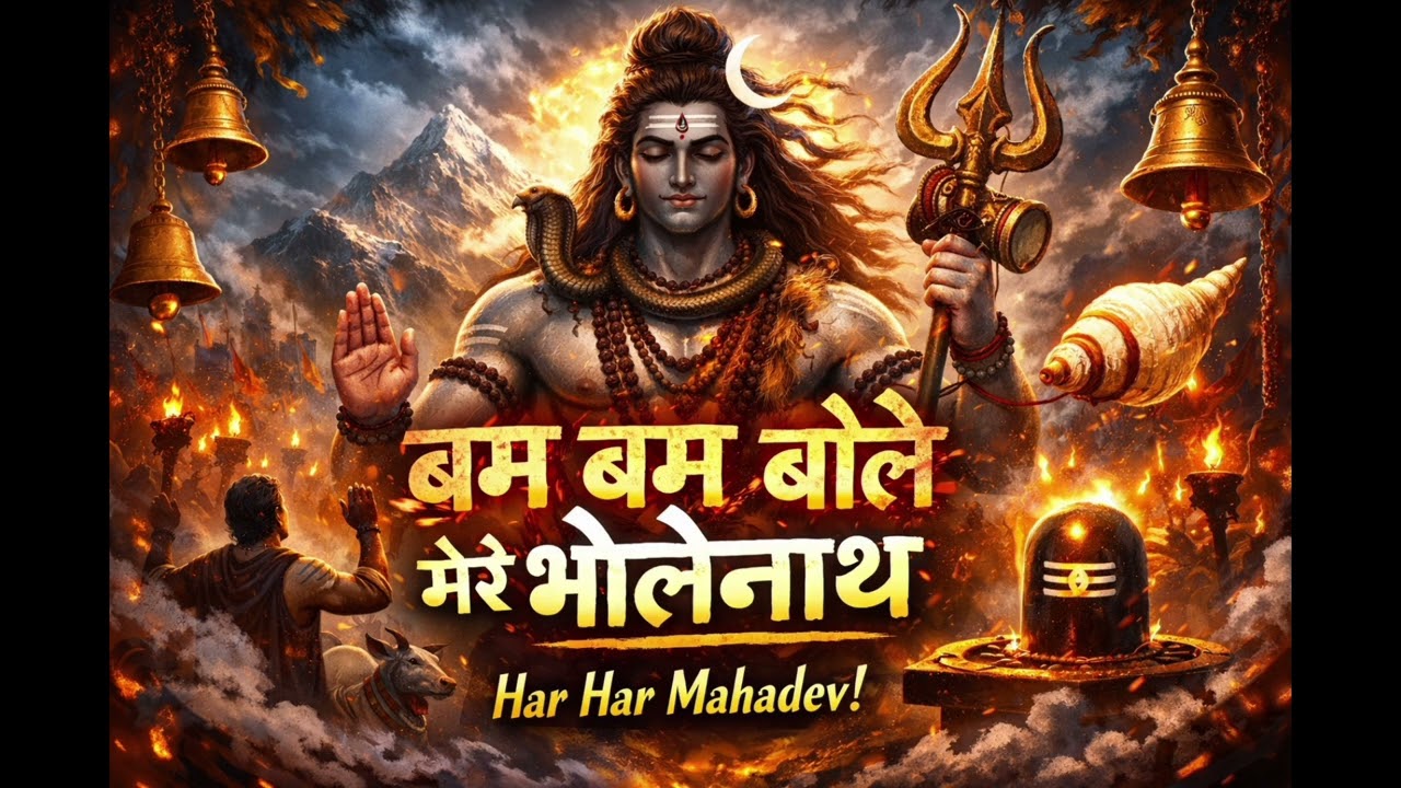 Bam Bam Bhole 🔥 Shiv Bhajan | Har Har Mahadev | Mahashivratri Special Song