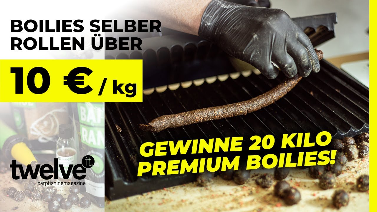 GLM-Leber-Squid-Boilies selber rollen + Rezept + 20 kg Boilieverlosung | Carpline24 |  Karpfenangeln