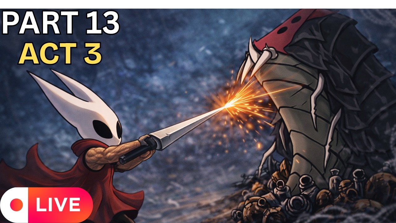 ACT 3 TRYING DIFFERENT BUILDS - Silksong Part 13  #silksong #hollowknight