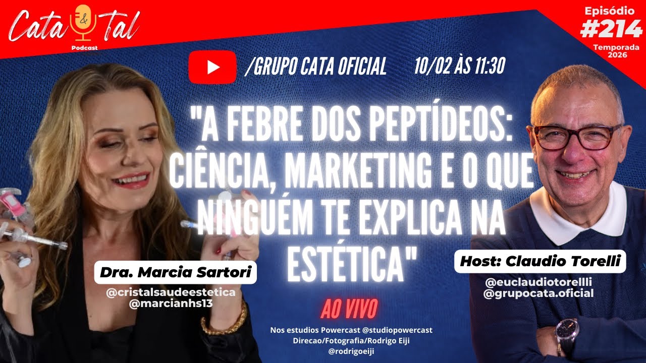 A febre dos Peptídeos: ciência, marketing e o que NINGUÉM te explica na estética