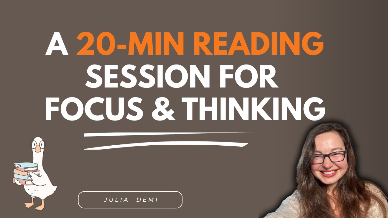 Reading Together: A Calm Space to Think and Study LIVE