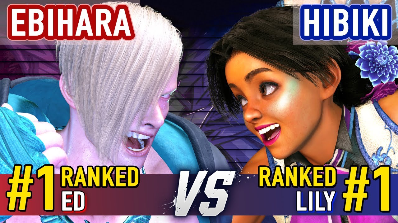 SF6 ▰ EBIHARA (#1 Ranked Ed) vs HIBIKI (#1 Ranked Lily) ▰ Street Fighter 6 High Level Gameplay