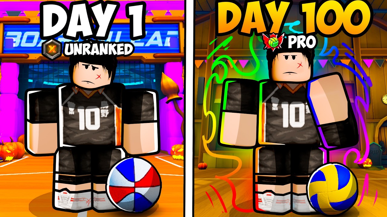 Going from NOOB to PRO in Volleyball Legends