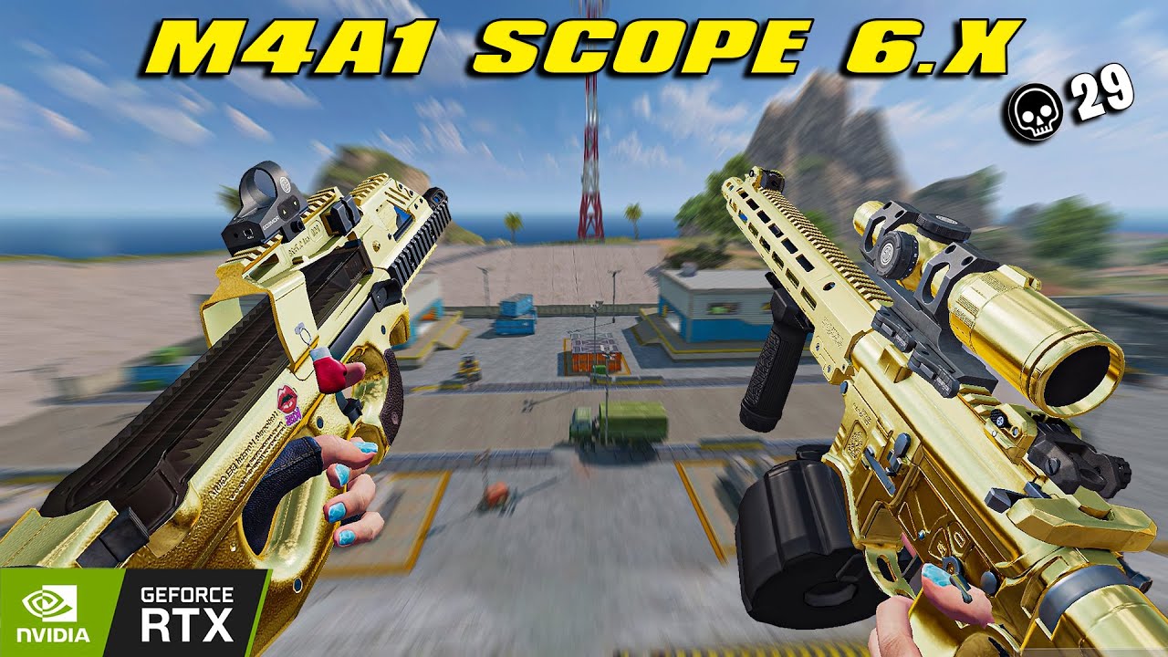 M4 scope 6.x 29 Kill Blood strike pc solo vs squad max graphic 240 fps rtx 2060