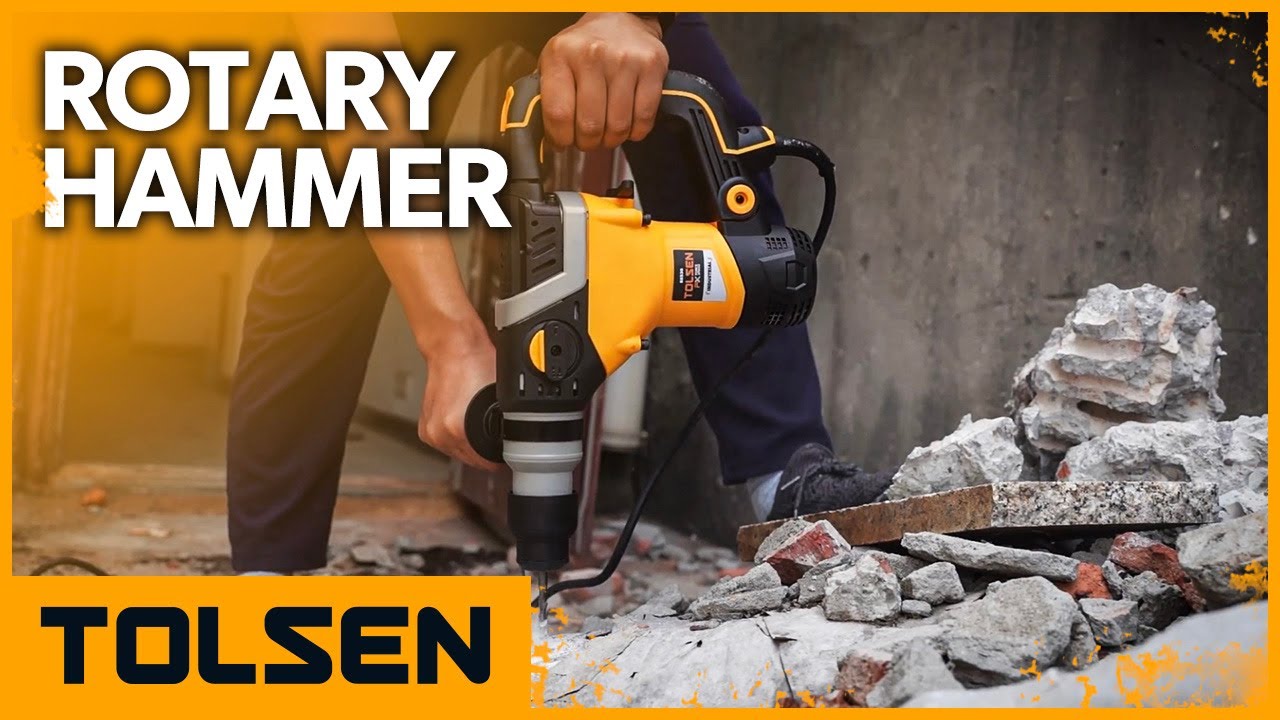 How to Change Bits & Switch Modes on a TOLSEN Rotary Hammer?