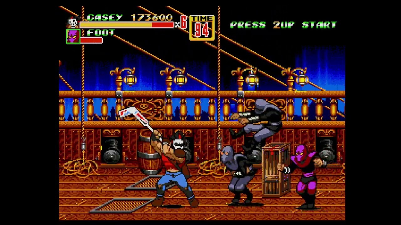 TMNT: Shredder's Re-Revenge Voice Fix Streets of Rage 2 hack run