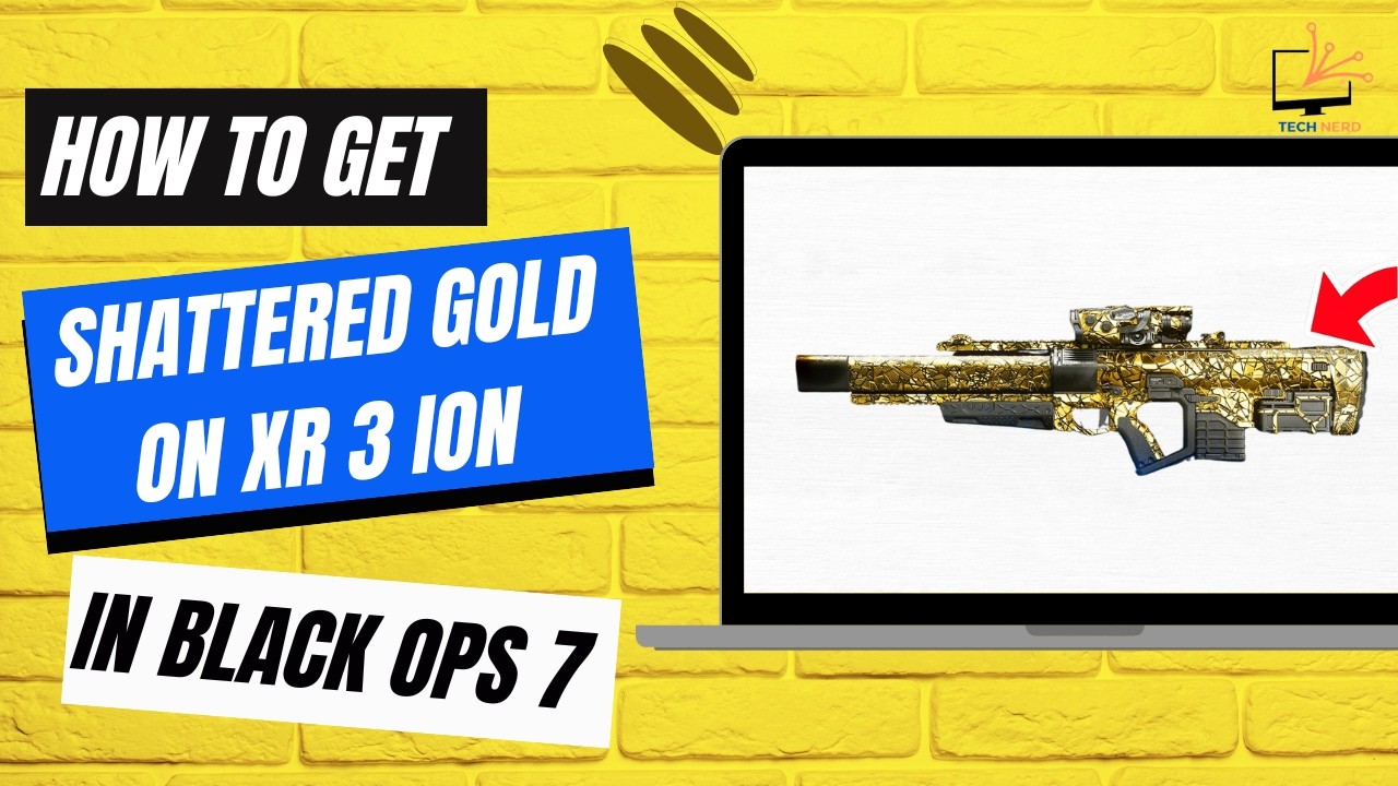 How To Get Shattered Gold On The XR 3 Ion In Black Ops 7