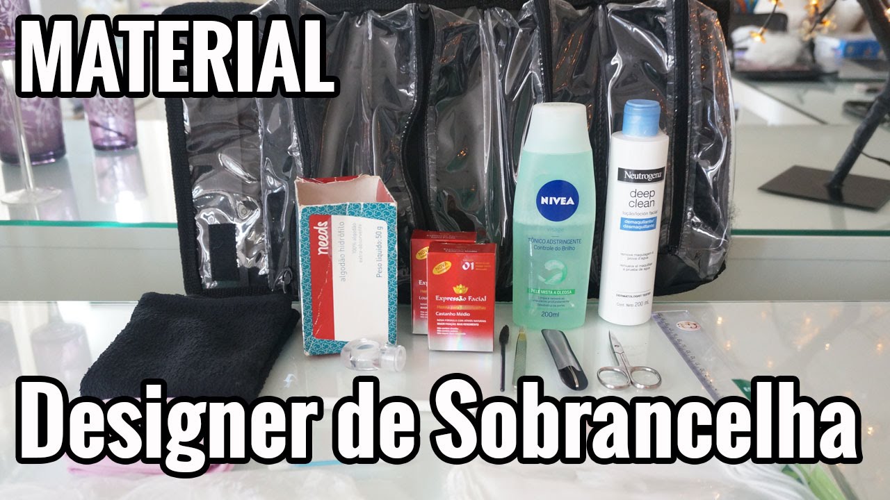 Material Para Curso de Designer de Sobrancelha