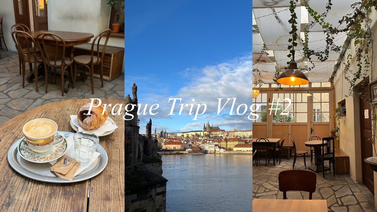 〈vlog〉チェコ🇨🇿/プラハの隠れ家カフェ/気ままに街歩き/Prague trip vlog