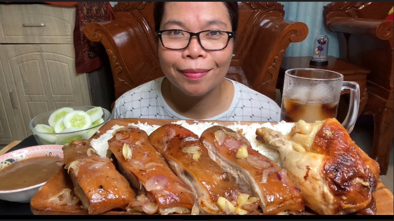 PORK ADOBO SA SUKA | GRILLED CHICKEN | FILIPINO FOOD! MUKBANG PHILIPPINES