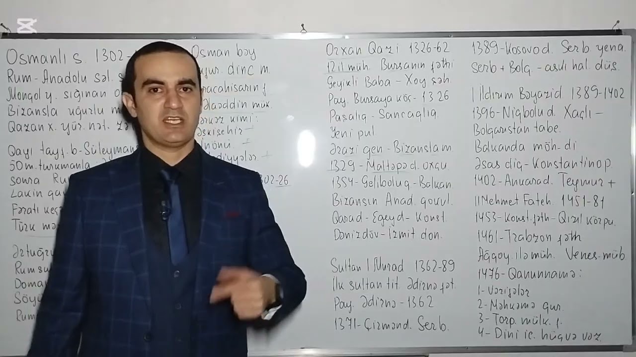 Üm. Tarix. Dərs 30.1. Osmanlı Sultanlığı. 