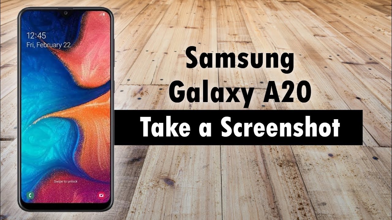Samsung Galaxy A20 Как сделать снимок экрана