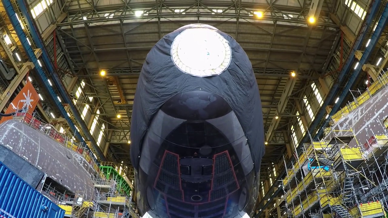 BAE Systems astute class submarine: 'Audacious' launch