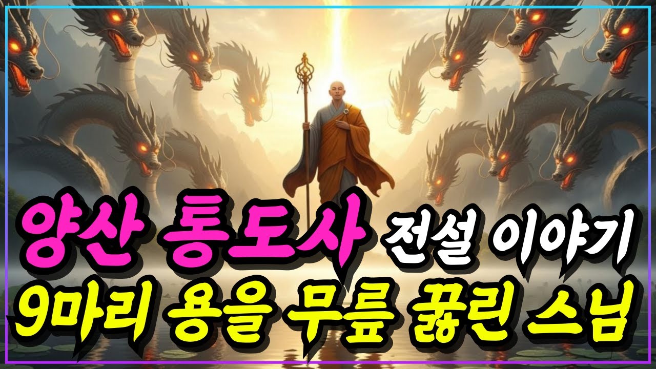 [불교이야기] 아홉 마리 용을 무릎 꿇린 스님, 그들과 맺은 천 년의 비밀 약속은?ㅣ통도사 전설ㅣ자면서 듣는 불교이야기ㅣ불교소설
