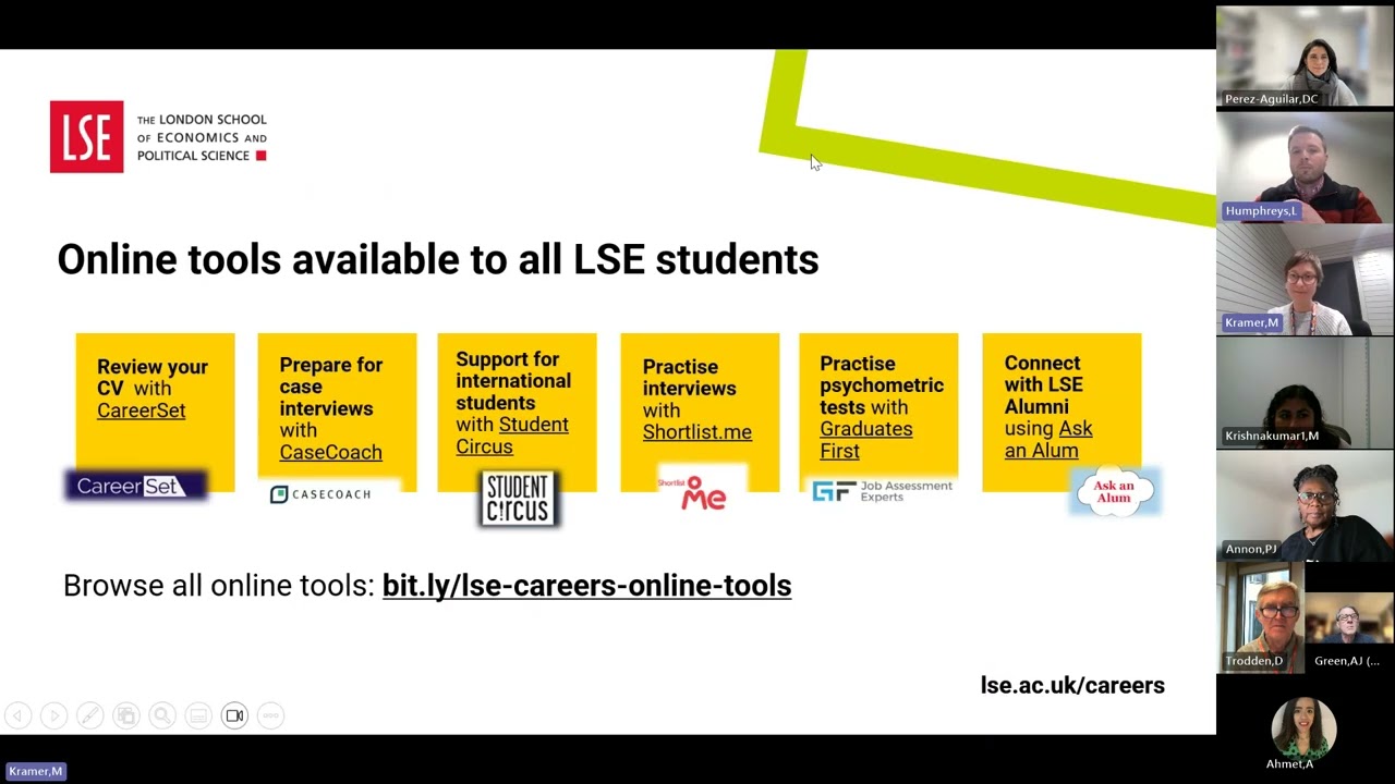 Webinar Series on Academic Mentoring: Support from LSE Careers