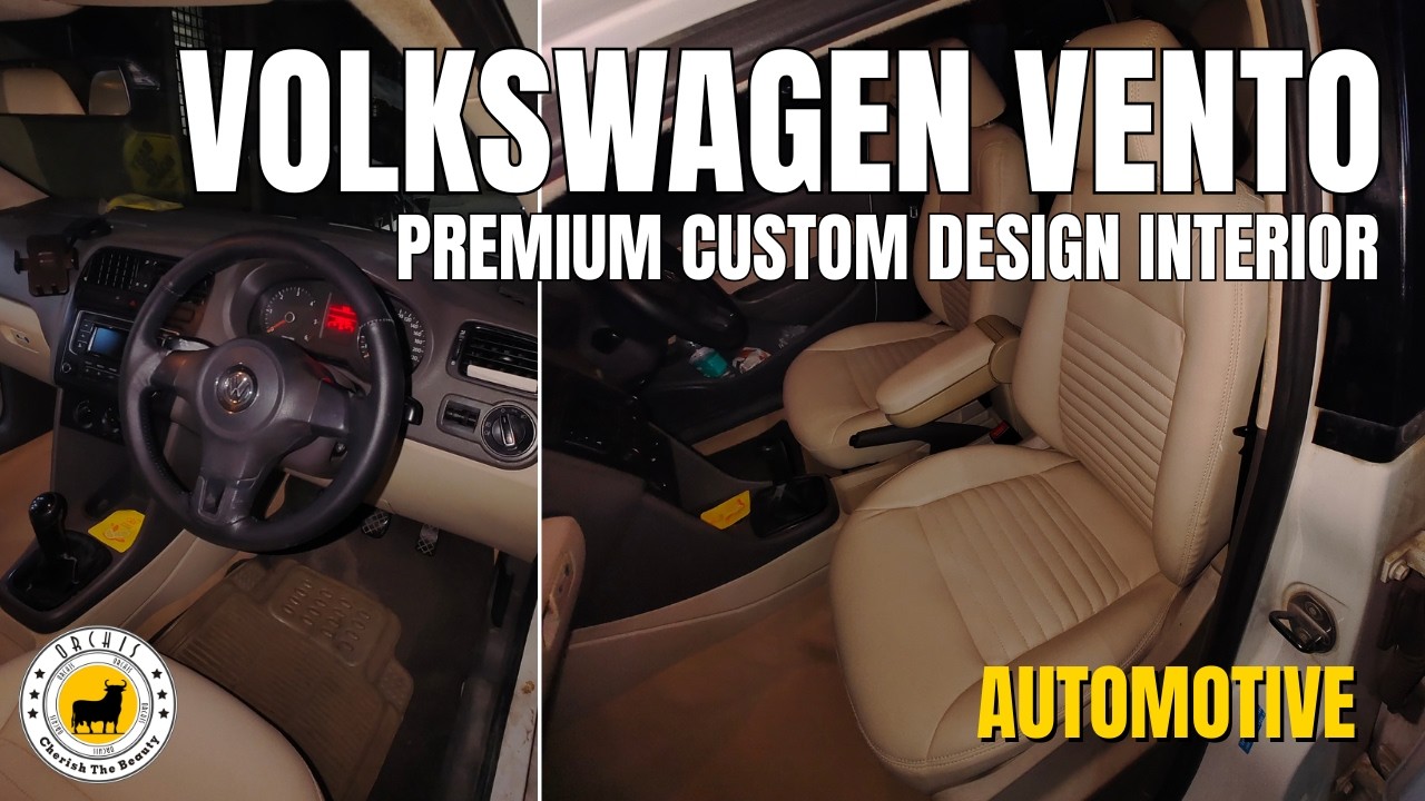 Персонализация салона Volkswagen Vento Premium | Роскошные чехлы на сиденья Vento от Orchis Mumbai