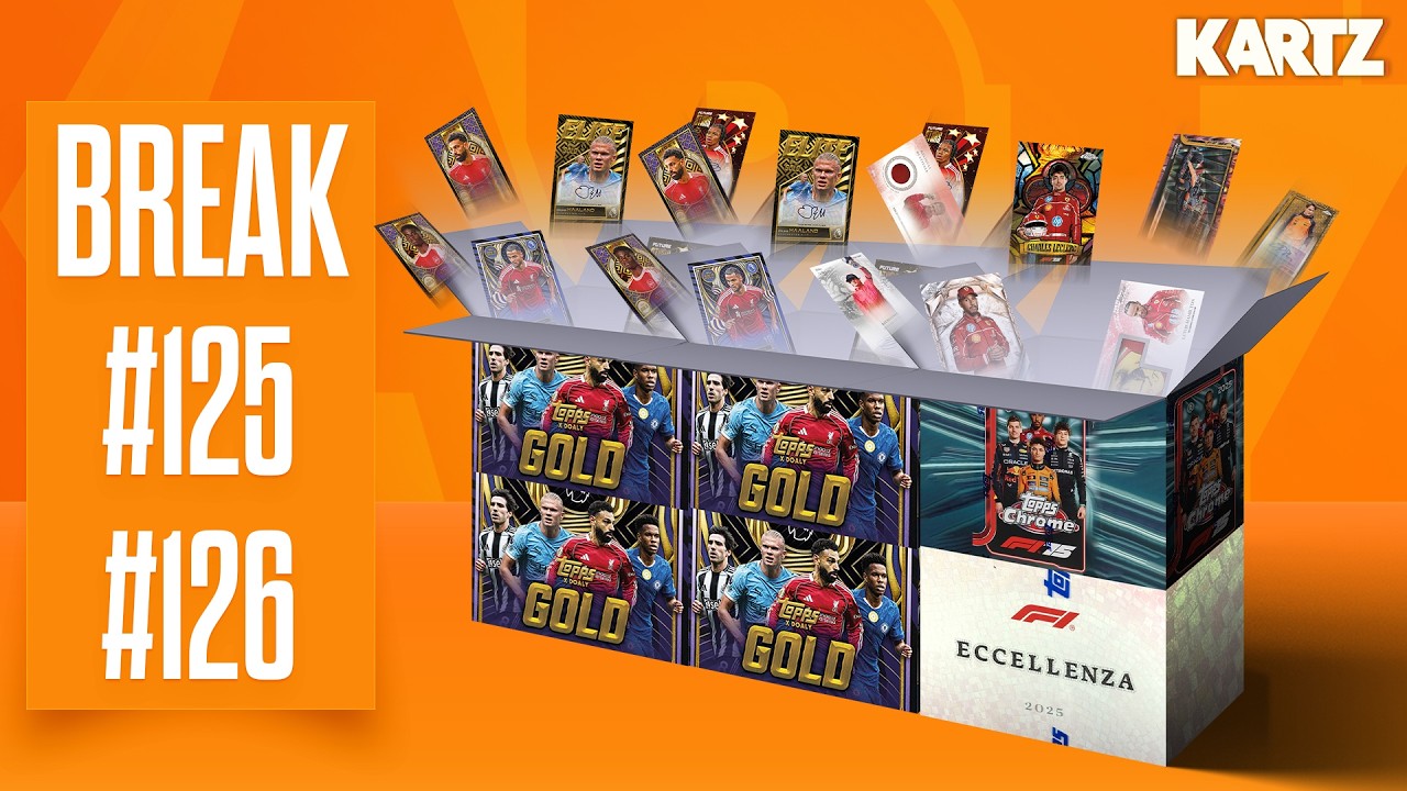 BREAK #125 #126 | Topps Gold EPL 25/26 x4 | Topps Eccellenza x1 + Topps Formula 1 2025 x1