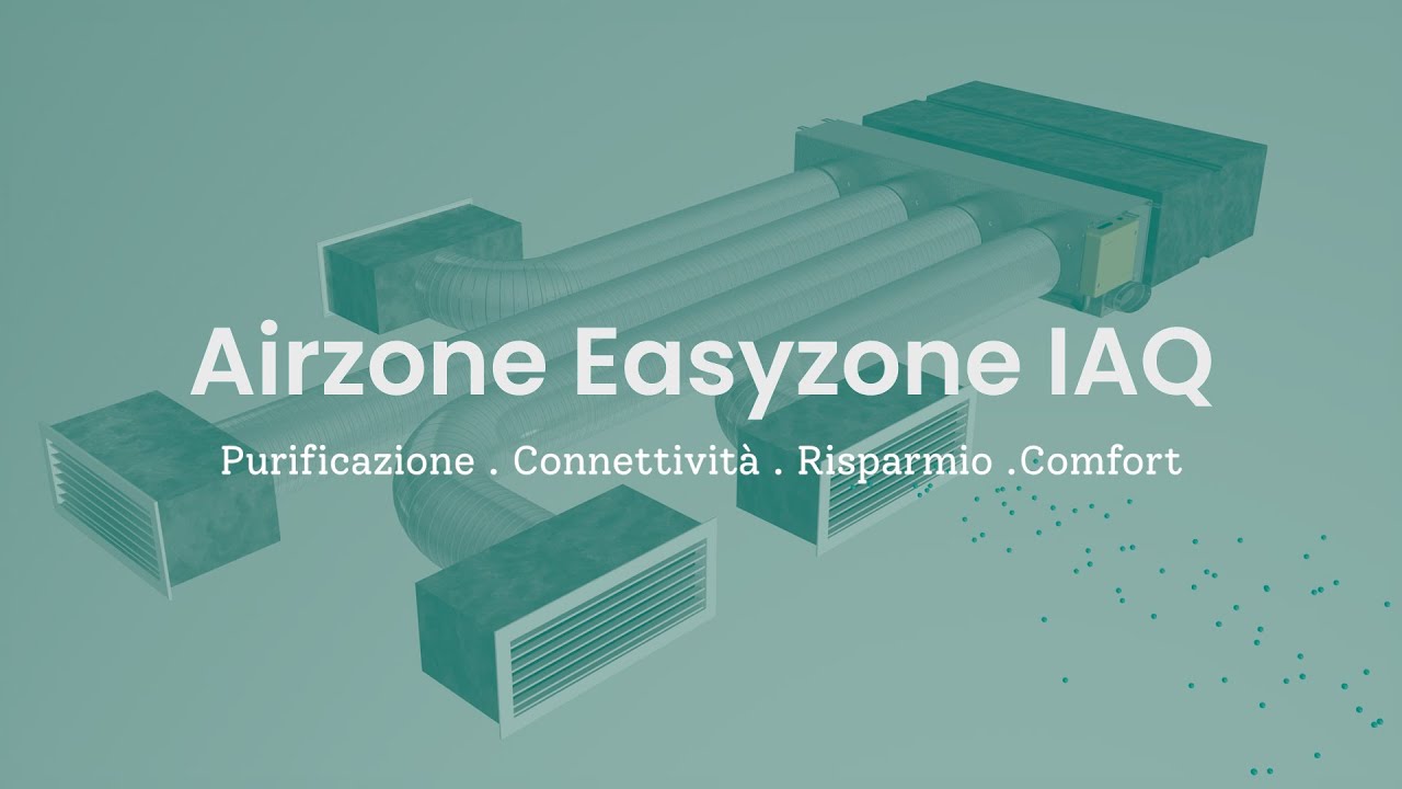 Airzone Easyzone IAQ - Purificazione, connettività, risparmio, comfort.