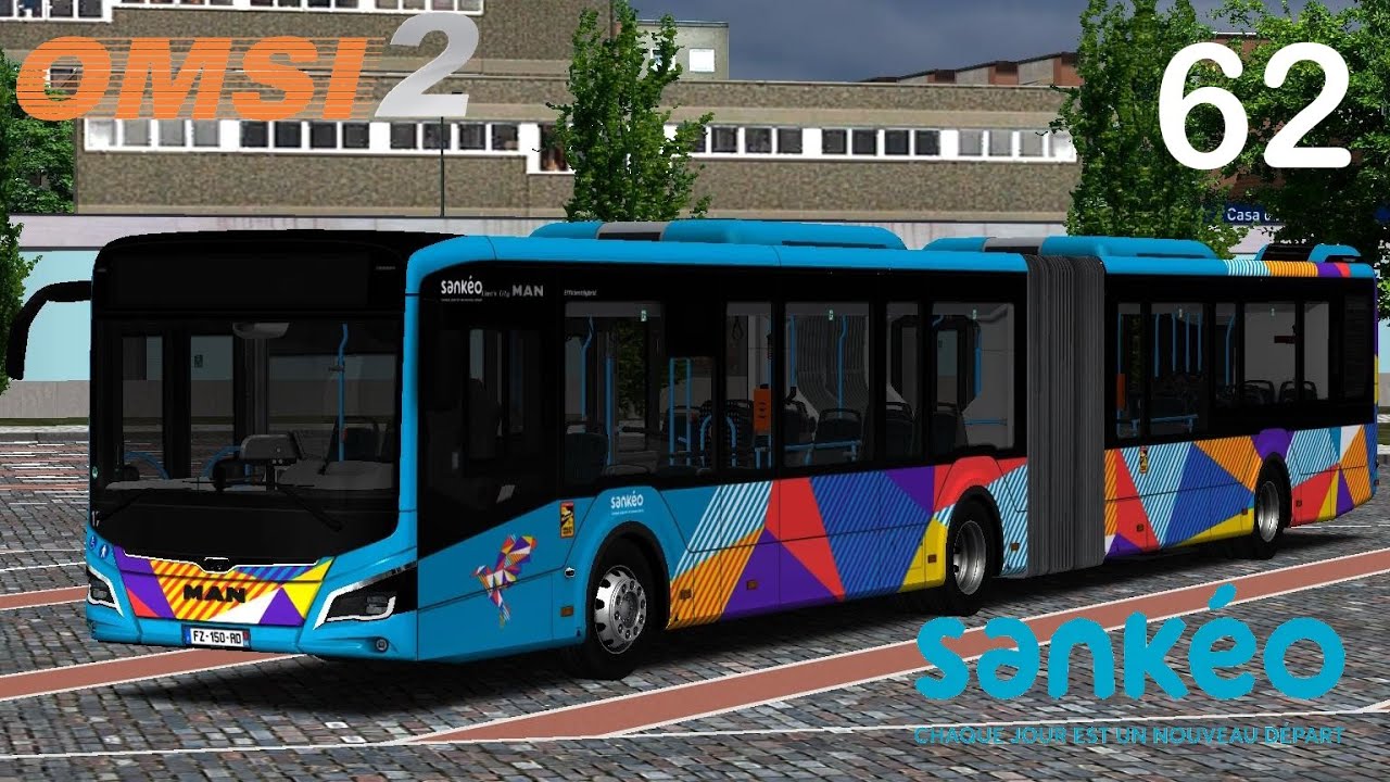 OMSI 2 | Ep 62 | ParisGo | Ligne 78 en MAN New Lion's City en livrée SANKEO !