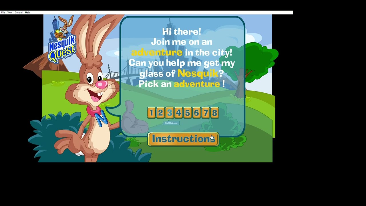 Nesquik Quest Flash Gameplay