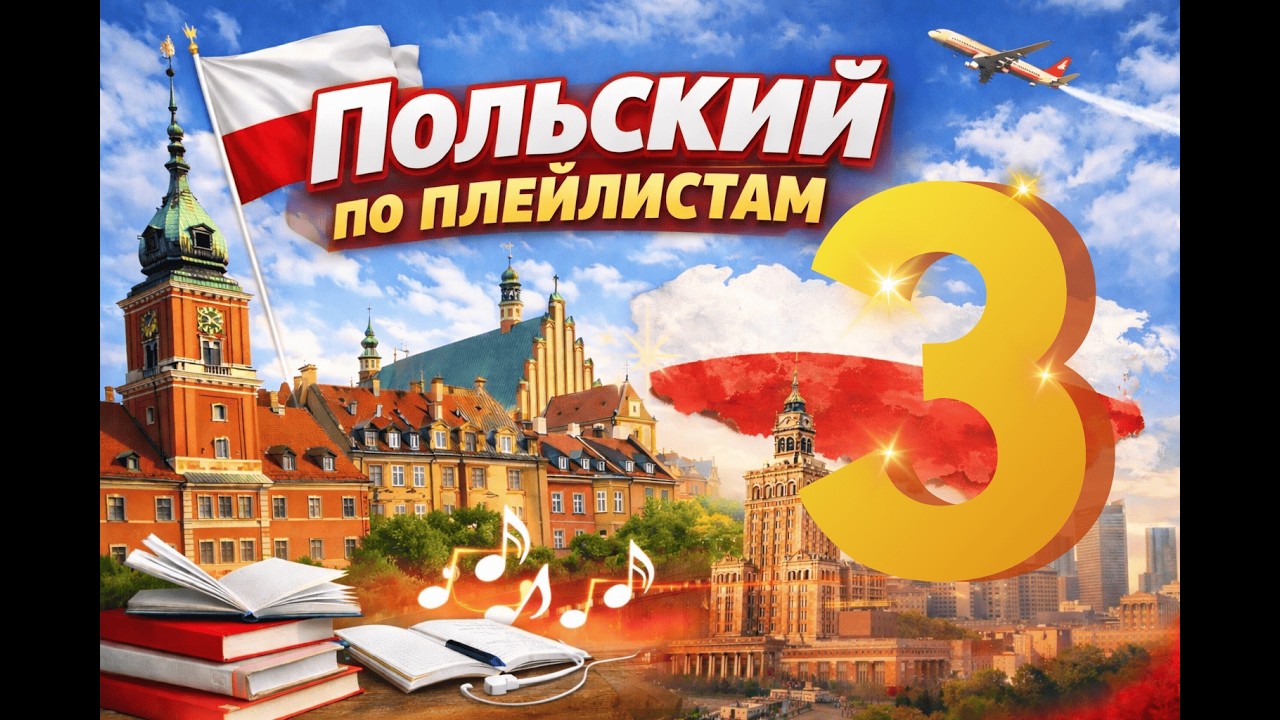 ПОЛЬСКИЙ ПО ПЛЕЙЛИСТАМ. УРОКИ ПОЛЬСКОГО ЯЗЫКА. УРОК 3