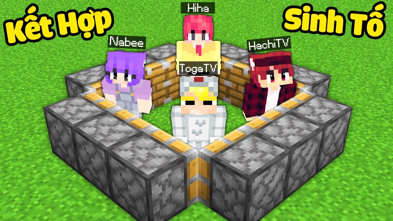 Tô Gà + Sinh Tố Team = ??? Trong Minecraft