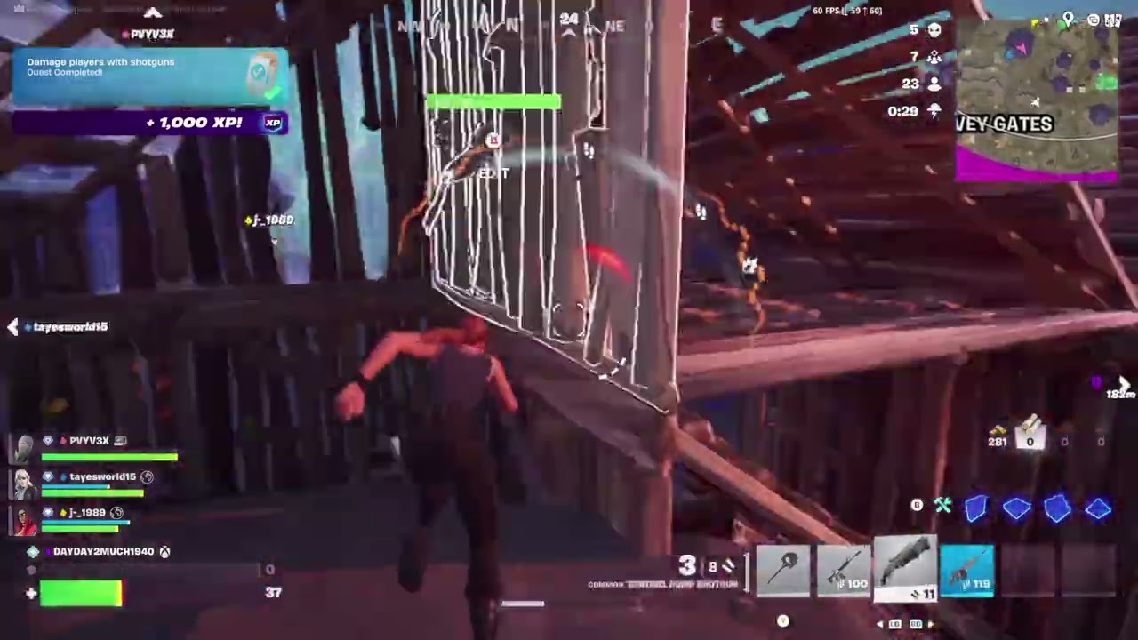 SLIMEGETTEM GORE FORTNITE MONTAGE