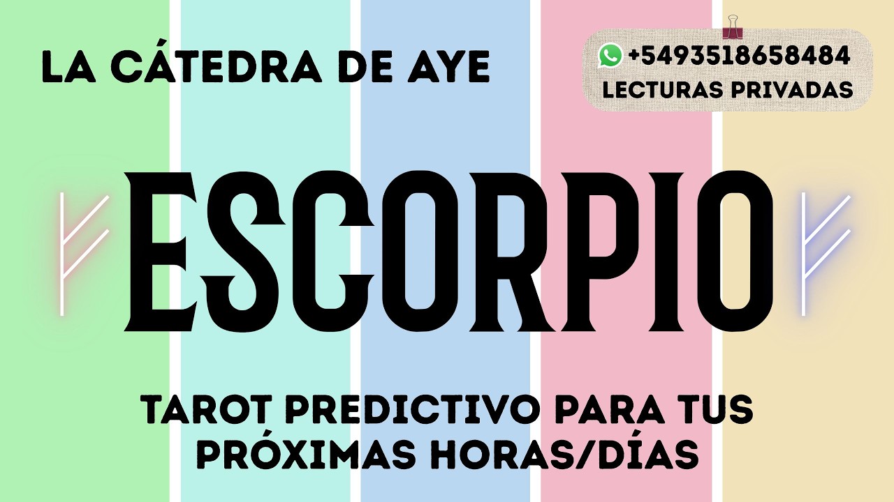 Escorpio🌈Quien se tenga que caer, va a caer ¡tendrás tus recompensas por tu corazón bueno!