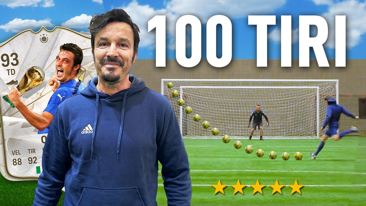 🎯⚽️ 100 TIRI CHALLENGE: MASSIMO ODDO (CAMPIONE DEL MONDO 2006) | Quanti Goal Segnerà su 100 tiri?