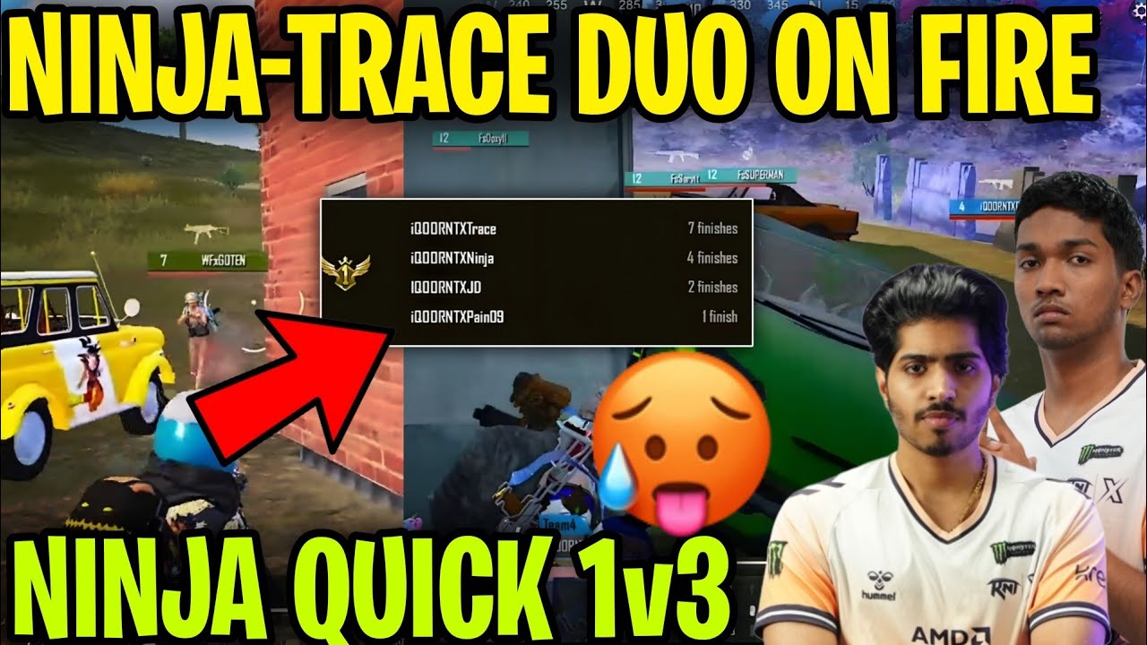 NinjaJOD-Trace Duo Domination 🥵 Ninja quick 1v3 🔥