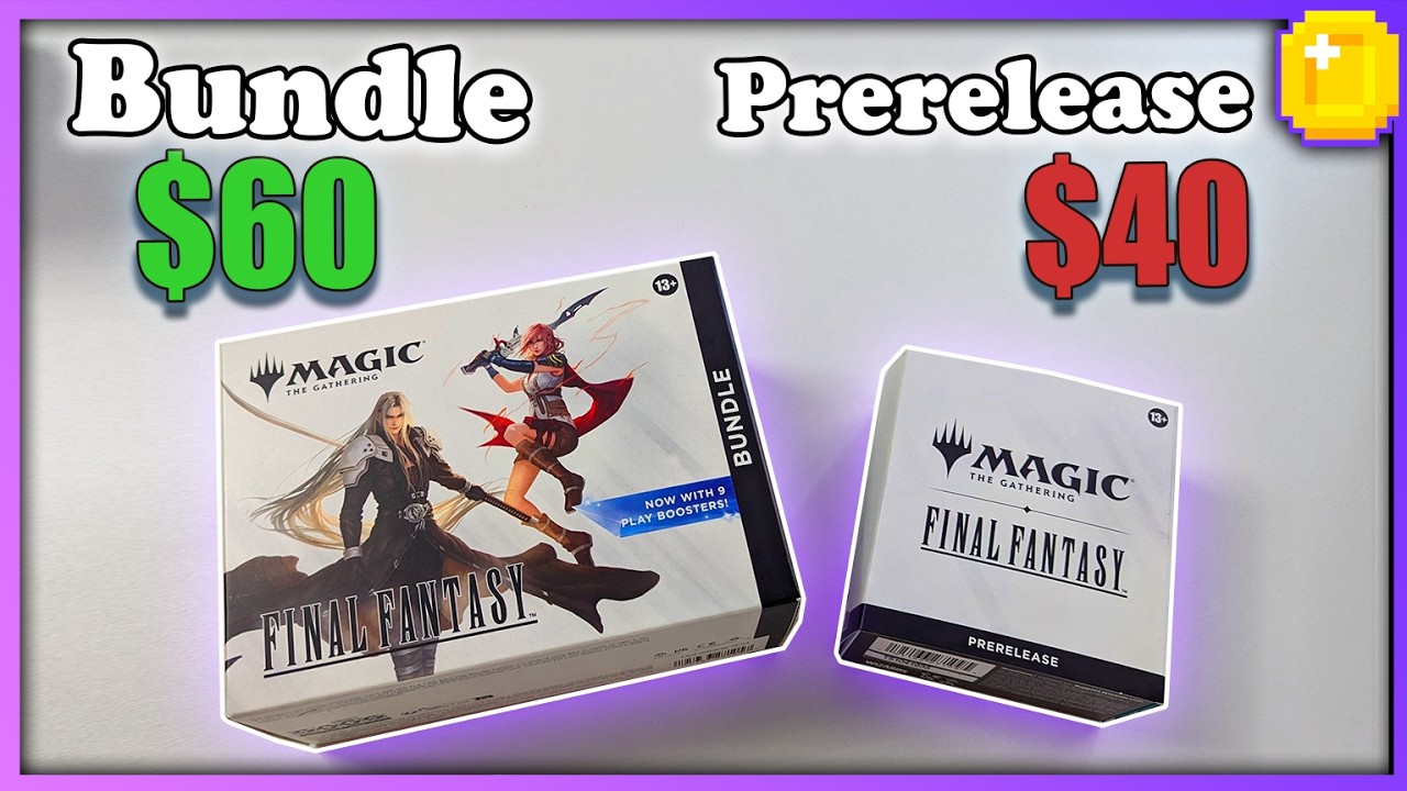 Let's Compare, Which Is Worth To Buy? Final Fantasy Bundle OR a Prerelease Kit#finalfantasy