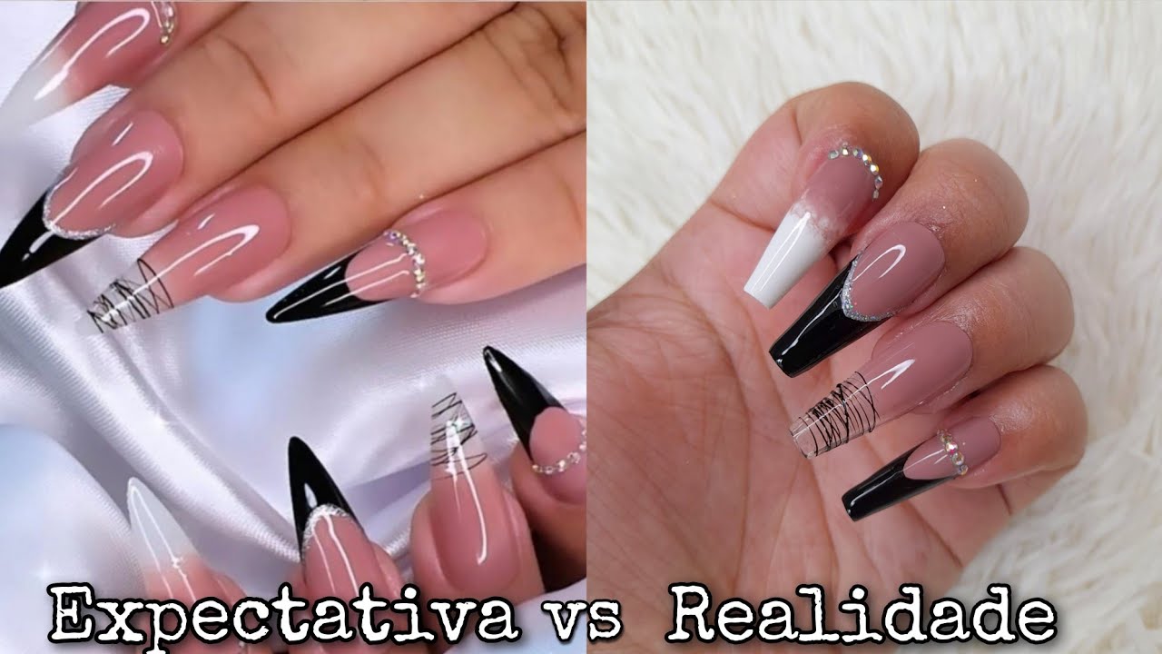 POSTIÇA REALISTA COM ESMALTE COMUM😊😉