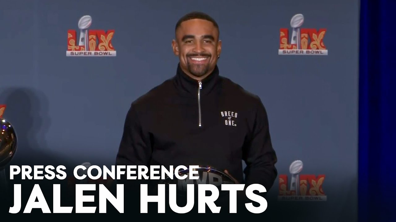 Eagles Press Conference: Jalen Hurts | February 10, 2025